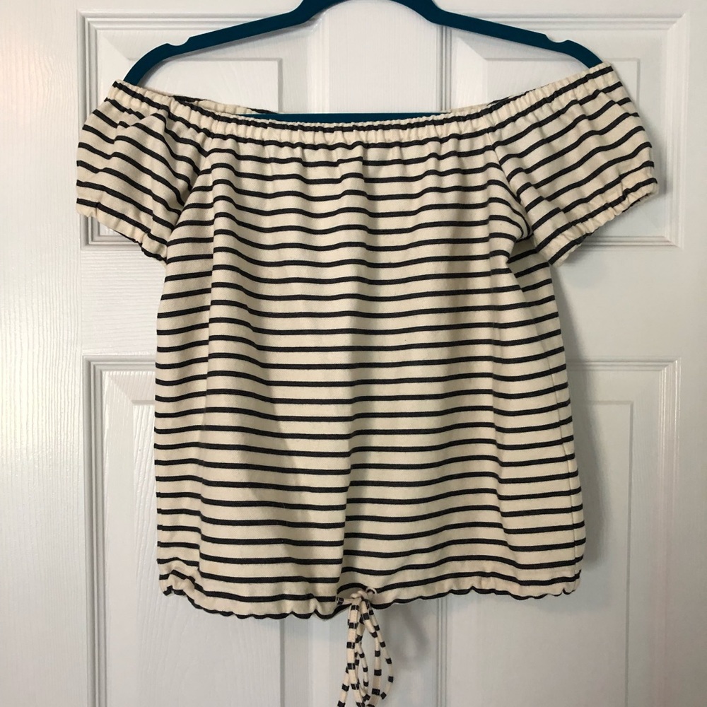 MADEWELL off the shoulder top